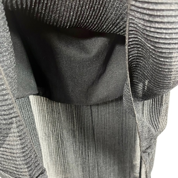 NWT Magic Semi Sheer Pleated High Low Black Skirt | Size: Medium - Picture 4 of 10